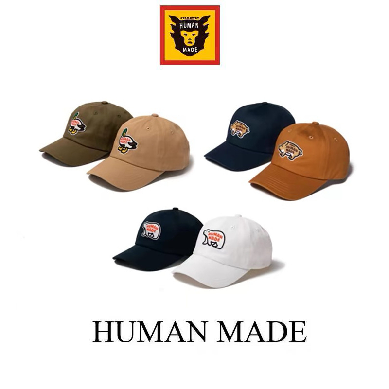 【Human Made】🇯🇵 พร้อมส่ง/ หมวก human made cap 25AW หมวกปักรูปสัตว์