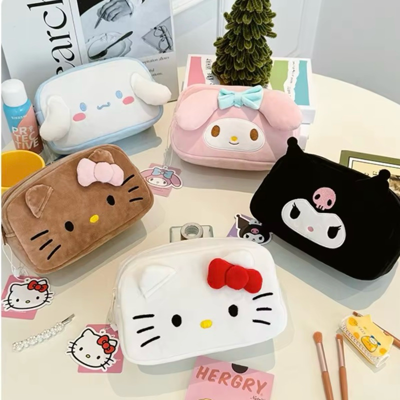 กระเป๋าใส่ดินสอ &ใส่เครื่องสำอางค์ Sanrio 🩷💕