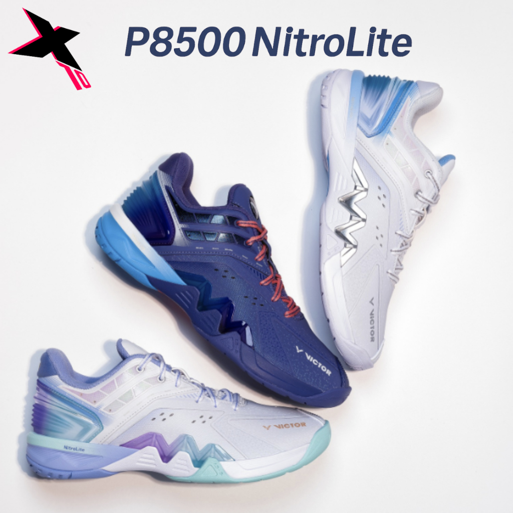 🔥 (ใหม่ล่าสุด!)🔥VICTOR P8500 NitroLite✨ รองเท้าแบดไลต์โปรสุดฮิต!👟 ใส่โดยนักกีฬาระดับโลก👟✨V-Shape 2.5