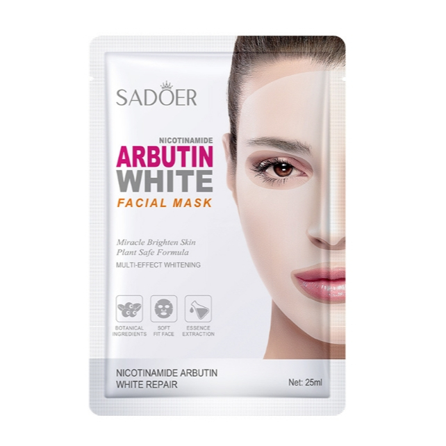(มีส่งด่วน)Sadoer Niacinamide Arbutin White Facial Mask มาสก์หน้าแผ่น