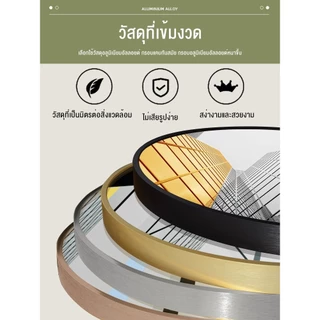 กระจกตัดผม ผ่อน0% บัตรเครดิต ดผนังร้านทำผมกระจกLEDกระจกตัดผม เปิด-ปิดระบบสัมผัส กระจกมีไฟ กกระจกอัจฉริยะติดผนังด้านเดียว