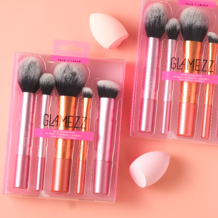 เซทแปรงแต่งหน้า 5 ชิ้น Face Essentials Brush แปรงปัดแป้ง ปัดแก้ม แต่งตา ไฮไลท์จมูก คอนทัวร์กรอบหน้า