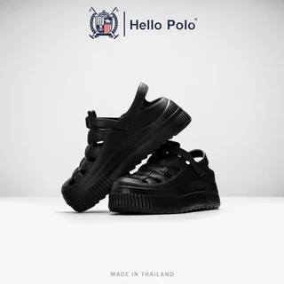 Hello Polo รองเท้าหัวโตผู้หญิง รองเท้าแตะผู้หญิงแฟชั่น พื้นหนานุ่ม แบบรัดส้น ลำลอง กันลื่น วัสดุEVA ส้นหนา 5.5 ซม HP8050