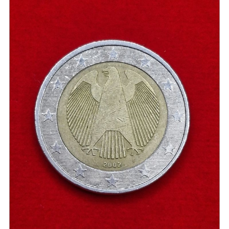 เหรียญ 2 Euro ปี2002~Today - Euro Circulation สภาพผ่านใช้ รับประกันแท้💯