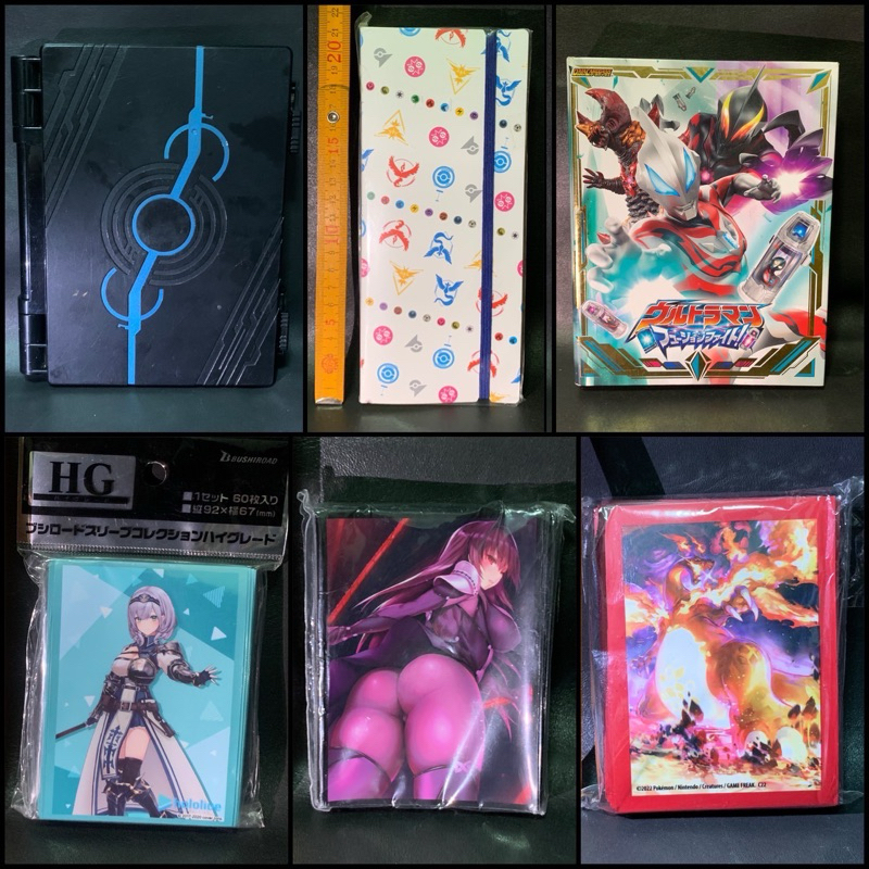 ของเล่นนของสะสม ญี่ปุ่นมือสอง แท้💯 Card Sleeve Pokemon, FGO Scathach, กล่อง Oh Medal Holder "Kamen R