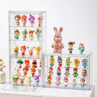 กล่องใส กล่องโมเดล ตู้โมเดล ตุ๊กตา popmart Baby three kimmon labubu ของสะสม แบบแขวนผนัง กันฝุ่นกันความชื้น