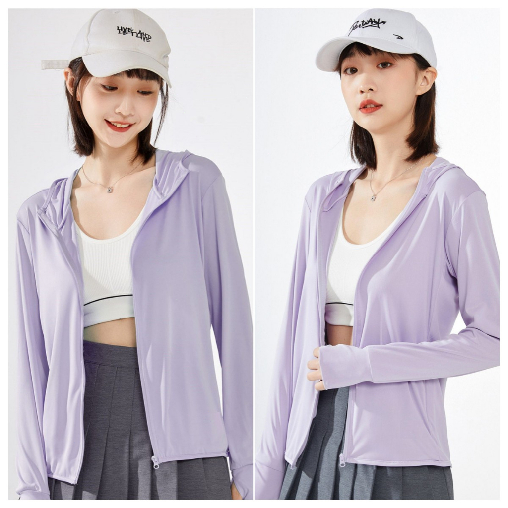 เสื้อฮู้ดกันแดด เสื้อกันยูวี UPF50+ เนื้อผ้าบางใส่สบาย เสื้อเย็น ยูนิเซ็กส์ เหมาะสำหรับฤดูร้อน - รูปที่ 5