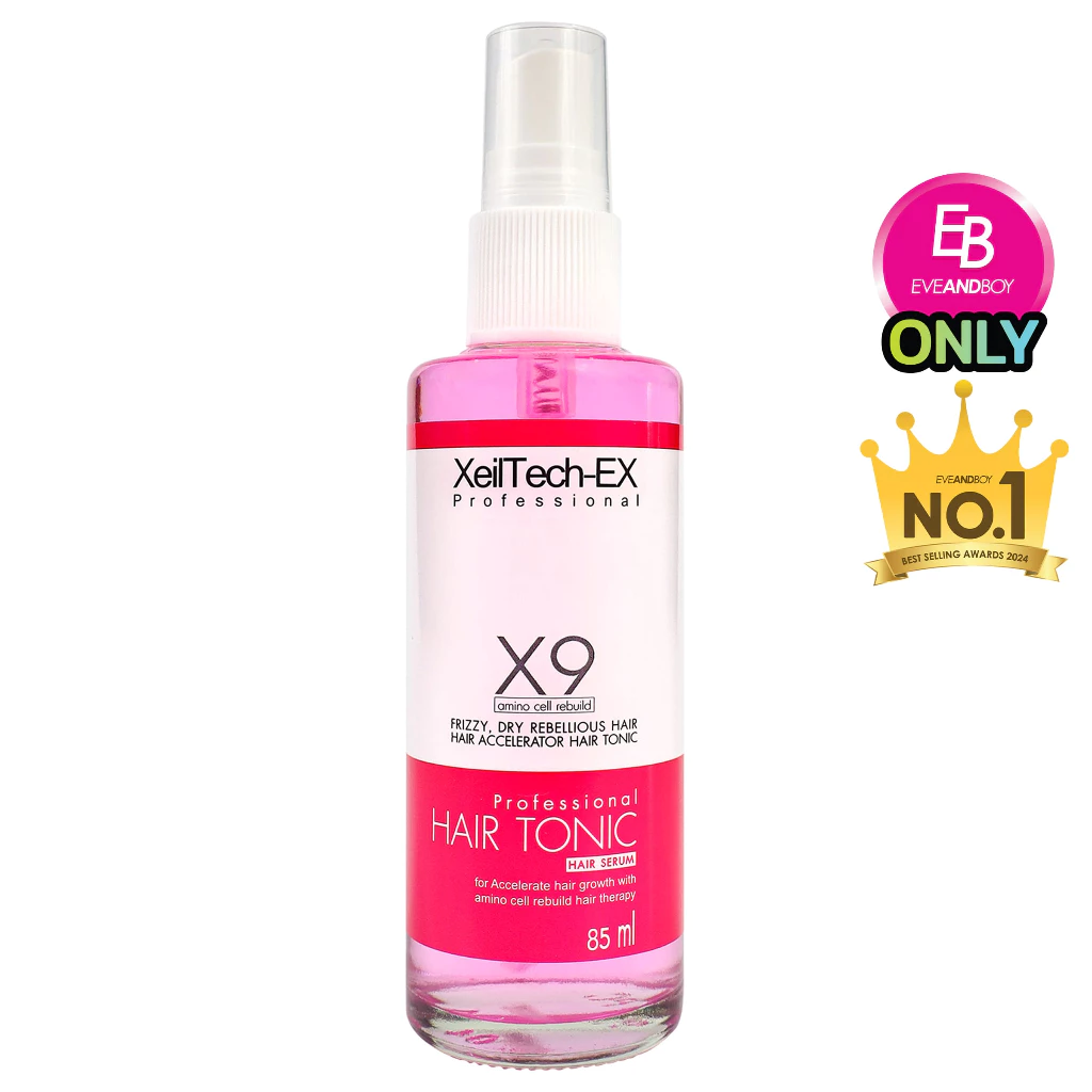 [จำกัด20ขวด/คำสั่งซื้อ]XEILTECH-EX - X9 Amino Cell Rebuild Hai Tonic Hair Serum (85 ml.) เซรั่มเร่งผมยาว thumbnail 3