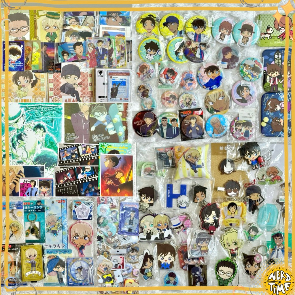 Upd Sep.25[1/2] 🇯🇵Detective Conan canbadge Ran Shinichi เข็มกลัด รัน โคนัน ฮัตโตริ อามุโร่ ชินอิจิ collectibles