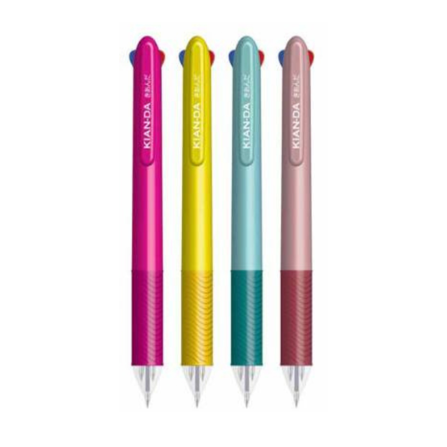 KIAN-DA ปากกาเจลลูกลื่น 3in1 0.7 มม. คละสี คละแบบ