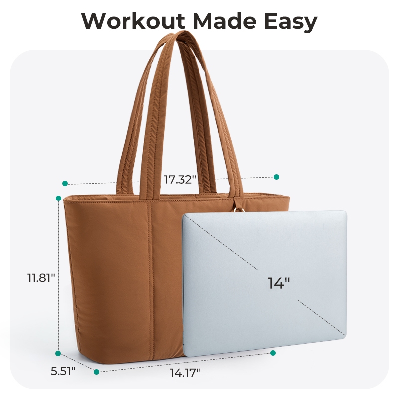 BAGSMART กระเป๋าเดินทาง Tote Bowknot ผู้หญิงกันน้ำน้ำหนักเบากระเป๋าไหล่ที่มีกระเป๋าด้านหน้า ราคา ถูกที่สุด ดีลบีเคเค แกลเลอรีภาพที่ 3