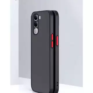 เคสขอบสี หลังแบบด้าน สำหรับ Vivo Y19s Y200 5G Y21D Y31 5G เคสโทรศัพท์กันกระแทก ขอบสีหลังด้าน