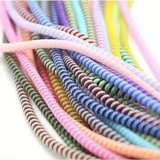 พร้อมส่ง เกลียวถนอมสายชาร์จ สายยาว 1.4 เมตร แต่งสายชาร์จให้สวยงาม สายเกลียวพันสายชาร์จ กันสายหักได้ดีมาก มีหลายสี