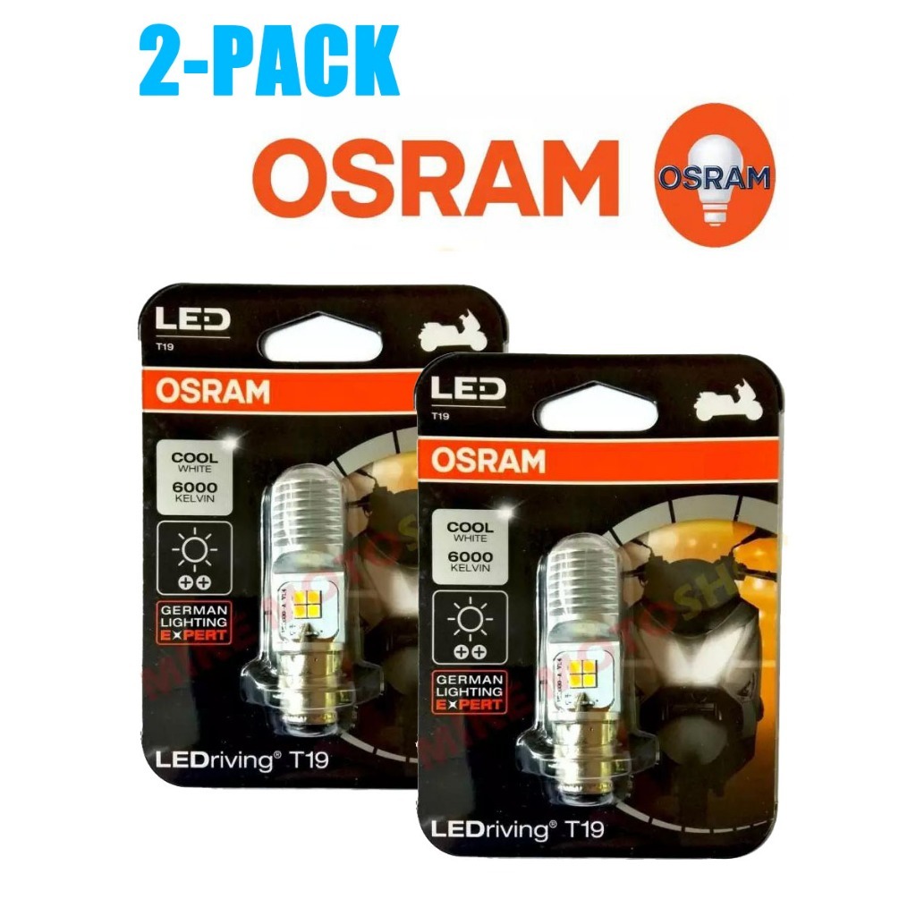 หลอดไฟ T19 หลอดไฟหน้า LED มอเตอร์ไซค์ H2/H6/P15D/T19 ไฟหน้ามอเตอร์ไซค์ ราคาต่อ 1หลอด