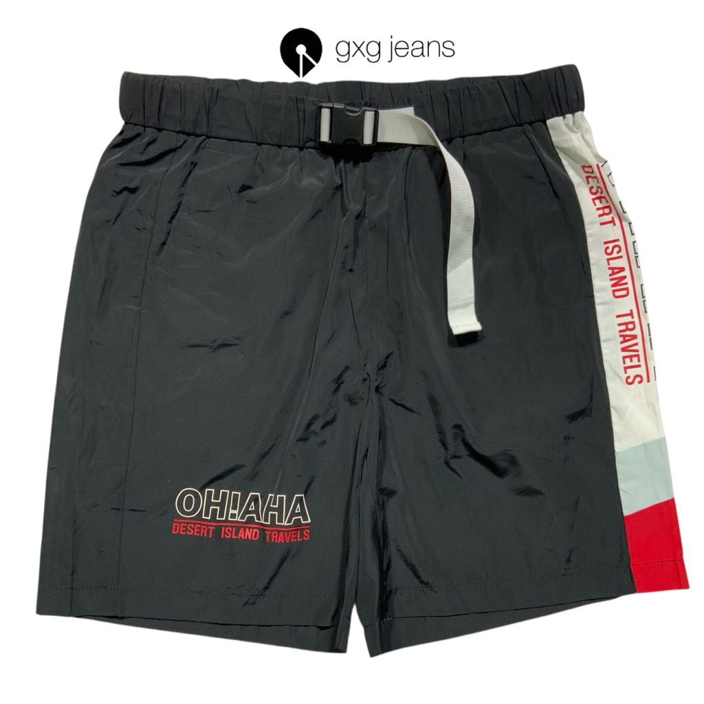 กางเกงขาสั้น gxg jeans สีดำสนิท มือ2 สภาพใหม่มาก