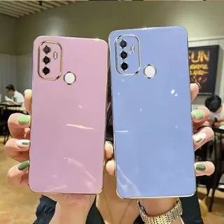 เคสโทรศัพท์ Oppo A3S A79 A54 A31 A83 A53 A15 A15S A16 A57 A77 A57 4G A77S F9 A12 A5S A7 A76 A96 4Gเคส ขอบตรง ป้องกันเลนส