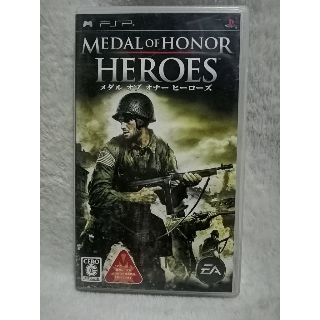 Medal Of Honor​ Heroes แผ่น​แท้​โซน​ญี่ปุ่น​ [PSP]​