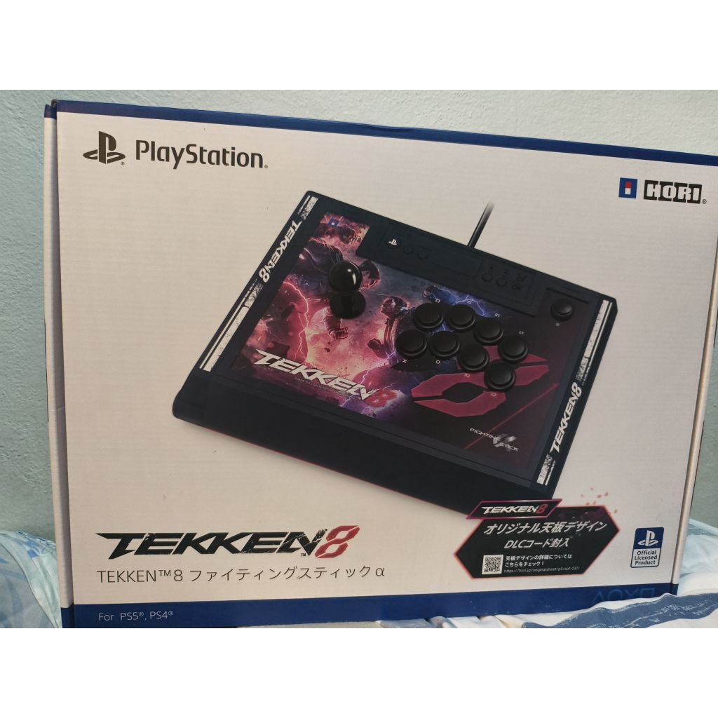 [พร้อมส่ง] Hori Tekken 8 มือสอง Arcade Joystick Alpha ใช้ได้กับ PS5 และ PC