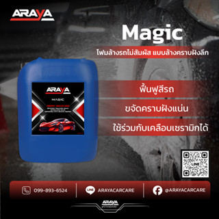 [ขายส่ง] น้ำยาล้างรถไม่ต้องถู สูตรคราบฝังลึก เมจิค Magic (20…