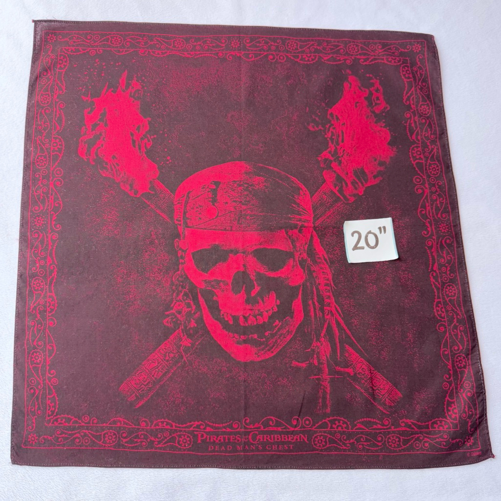 Pirates of the Caribbean ผ้าเช็ดหน้า