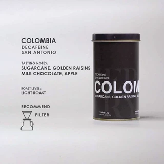 NICHERRY เมล็ดกาแฟ Decaf Colombia W | San Antonio | Nutty & Caramel — Specialty คั่วอ่อน 150g