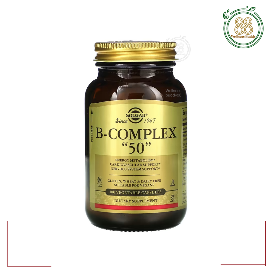 Solgar, B-Complex "50", 100 Vegetable Capsules
