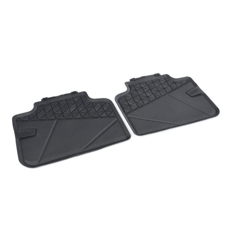 แผ่นยางปูพื้นด้านหลัง BMW Rubber floormat set “All weather” black rear for X1 U11 20i (51475A2DA75) ราคา ถูกที่สุด ดีลบีเคเค แกลเลอรีภาพที่ 2