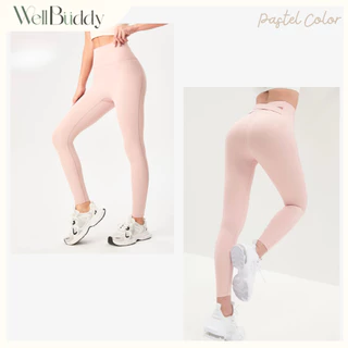 [New in Jun] - WellBuddy เลกกิ้งออกกำลังกาย กางเกงเลกกิ้ง กางเกงโยคะ กางเกงพิลาทิส เก็บพุง ยกก้น (Cross Slim Leggings)