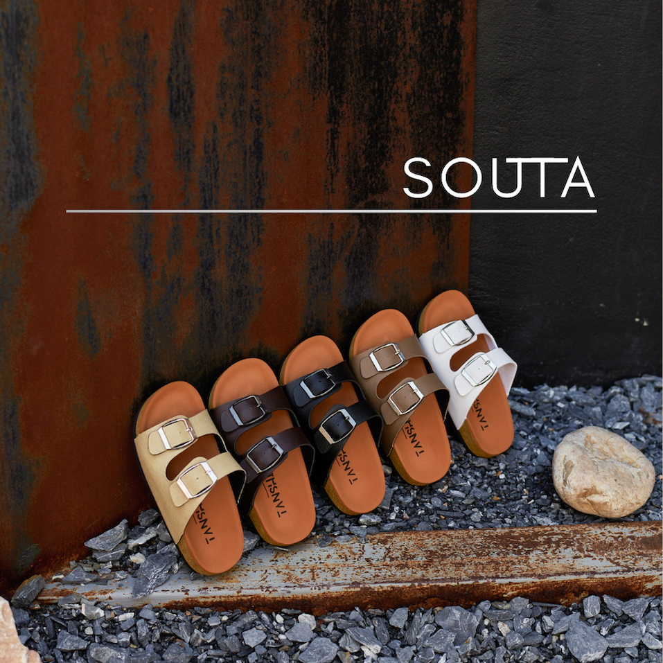 (รองเท้าเด็ก) The Classic – Tanshi วินเทจ สไตล์ไบเก้น รุ่นสายคู่ Size 25 – 34