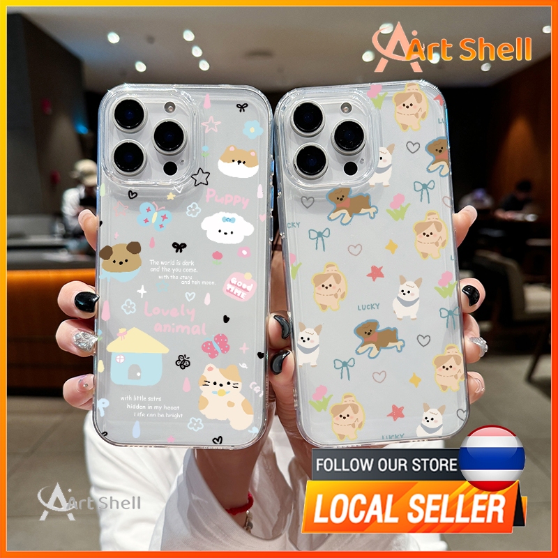 โปร่งใส จัดส่งจากประเทศไทย สวนสัตว์ for iPhone เคสไอโฟน 11 12 13 14 15 16 PLUS PRO MAX X XS MAX XR 7/8PLUS แอปเปิ้ลโทรศั