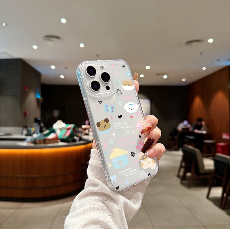 โปร่งใส จัดส่งจากประเทศไทย สวนสัตว์ for iPhone เคสไอโฟน 11 12 13 14 15 16 PLUS PRO MAX X XS MAX XR 7/8PLUS แอปเปิ้ลโทรศั - รูปที่ 6