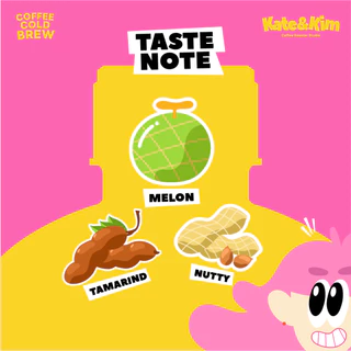 ((Kate & Kim)) "Very Melon" กาแฟสกัดเย็นแบบเข้มข้น กลิ่น "เมล่อน" Cold Brew Concentrate 500 ml