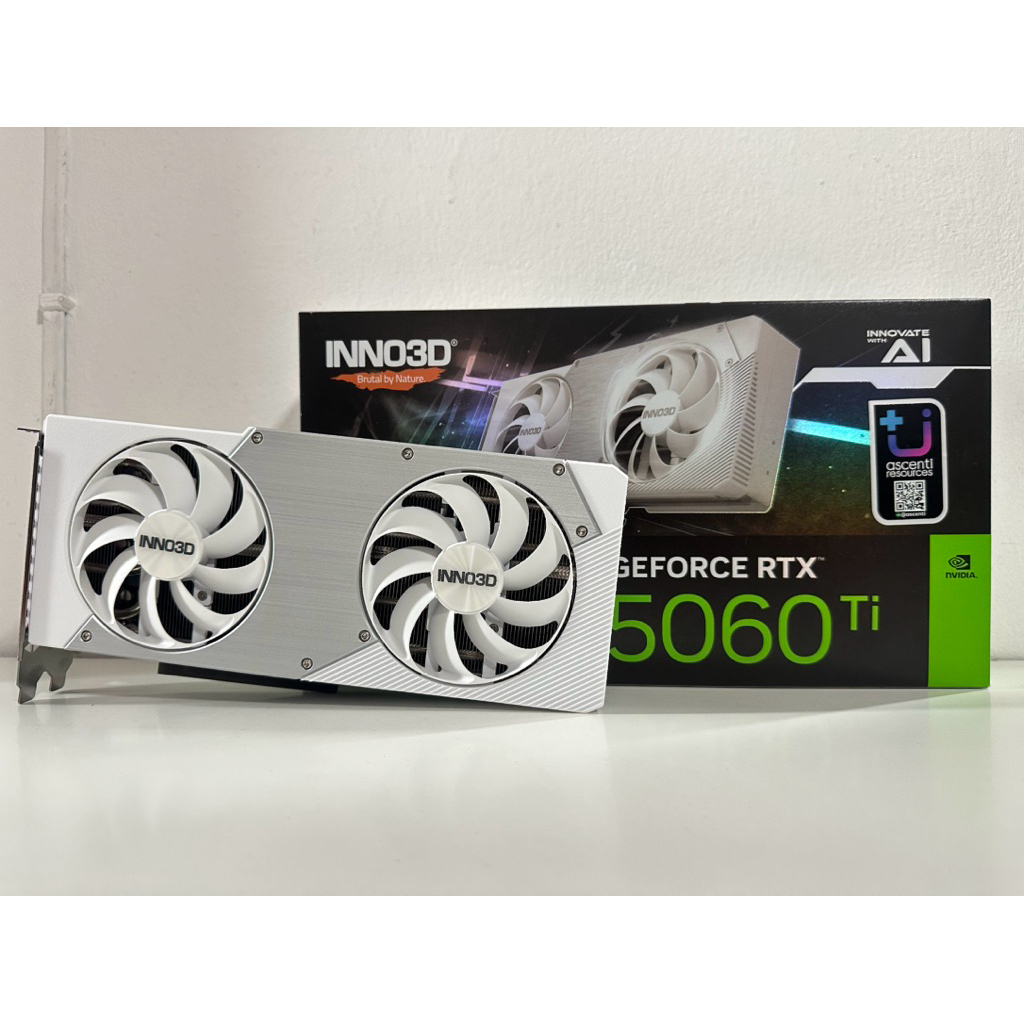 VGA INNO3D RTX5060Ti TWIN X2 OC WHITE 8GB (การ์ดจอมือสอง)