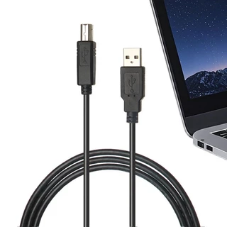 1.5/3/5M สายเคเบิลเครื่องพิมพ์ USB 2.0 สายชาร์จข้อมูล PVC สำหรับกล้อง สแกนเนอร์ ประเภทเครื่องพิมพ์