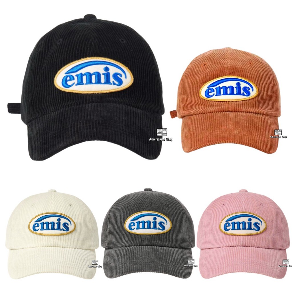 หมวกแก๊ป E3 Cap ผ้าลูกฟุก สไตล์เกาหลี ยอดฮิต มี 9 สี งานคุณภาพ 100% (ส่งจากไทย)