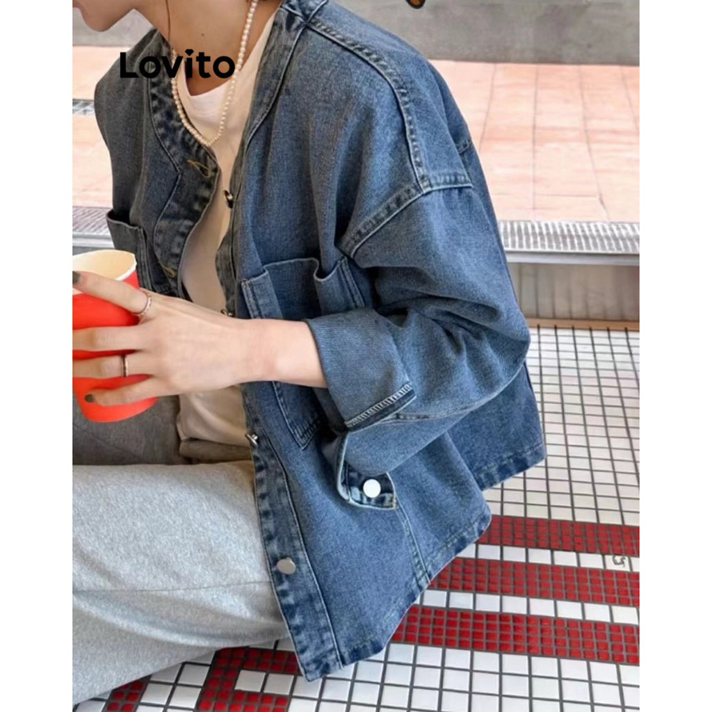 ป้าย lovito เสื้อยีนส์
