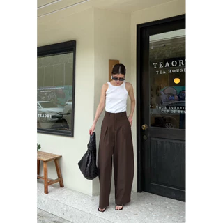📌📌 พร้อมส่ง ครบสี S M L XL 2XL 3XL #010 x2 BARREL SLACK PANTS กางเกงสแลคทรงขาโค้ง