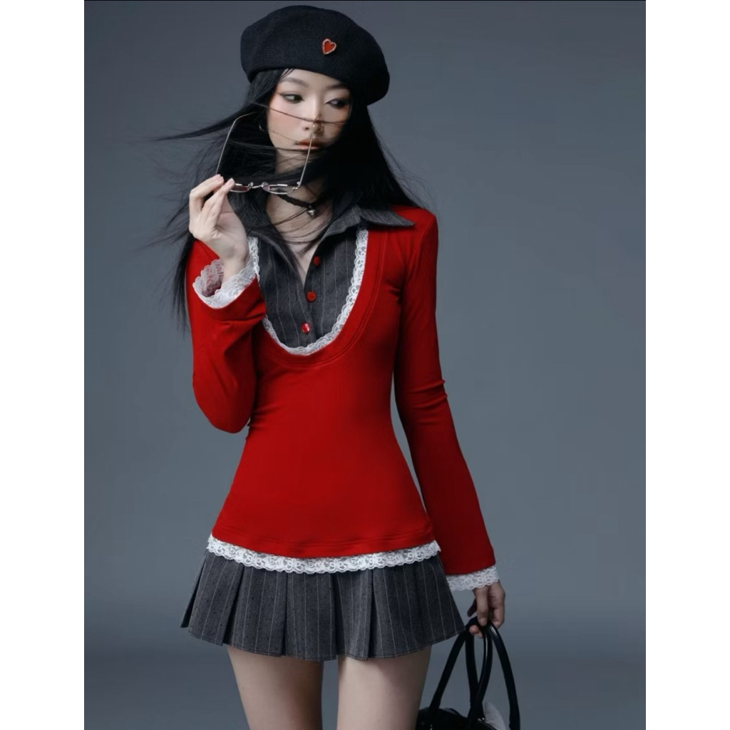 ส่งต่อ ของแท้! Pazazi Long Sleeve - Sodope.club size L (used once!!)