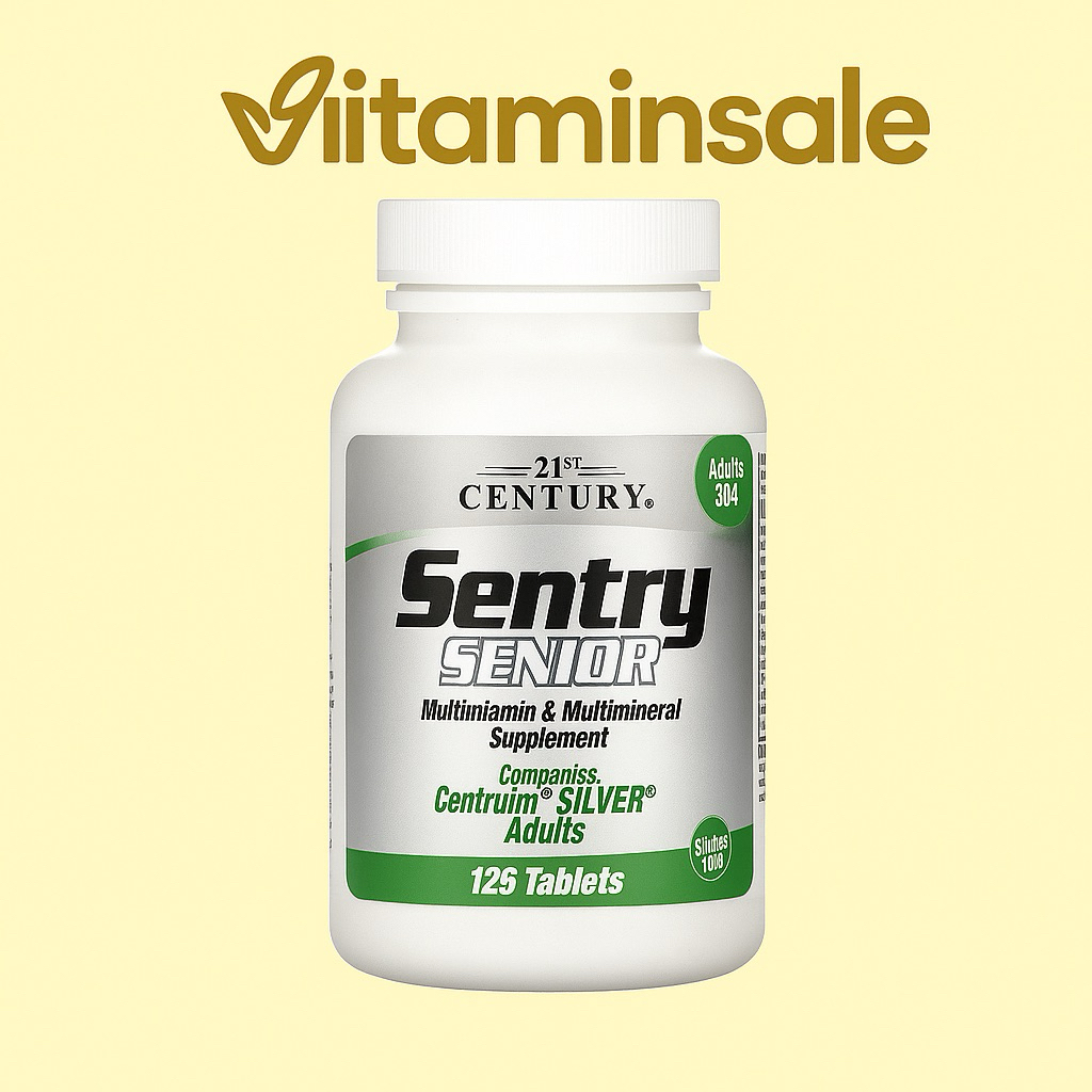 21st Century Senior Multivitamin 50+ 125 เม็ด วิตามินรวมสำหรับวัยผู้ใหญ่