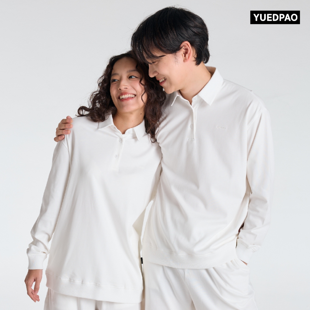 Yuedpao Fleece Air Flow Collection Polo Sweater Shirt เสื้อแขนยาว โปโลแขนยาว สเวตเตอร์ — صورة 7