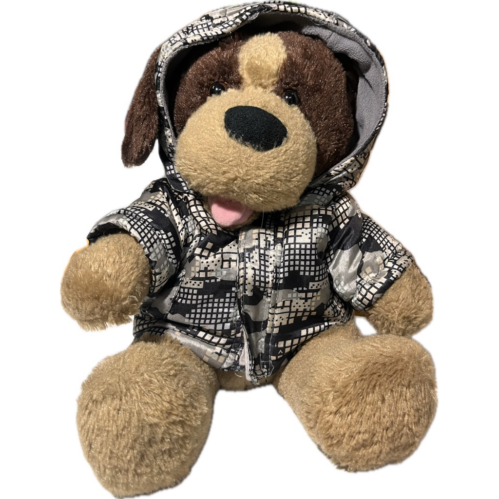 ตุ๊กตาหมา build-a-bear พร้อมชุด