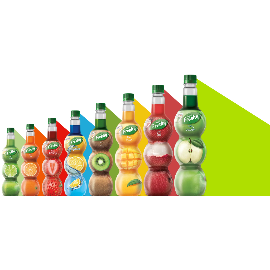 เฟรชชี่ ไซรัป น้ำเชื่อมผลไม้เข้มข้น Freshy Syrup 710 ml.