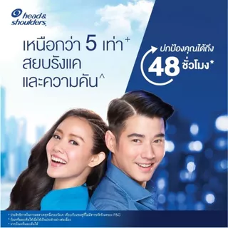 Head&Shoulders Anti Dandruff Cool Menthol Shampoo 400ml. เฮดแอนด์โชว์เดอร์ แชมพูแอนตี้แดนดรัฟคูลเมนทอล 400มล. แพ็คคู่