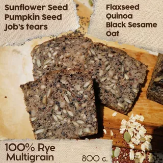 Nayimbakery 100% Rye Multigrain Sourdough 800 ก.