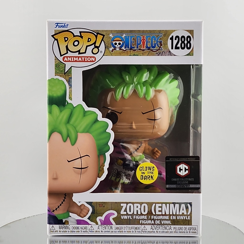 Funko Pop One Piece - Zoro Enma [เรืองแสง] Chalice Exclusive 1288