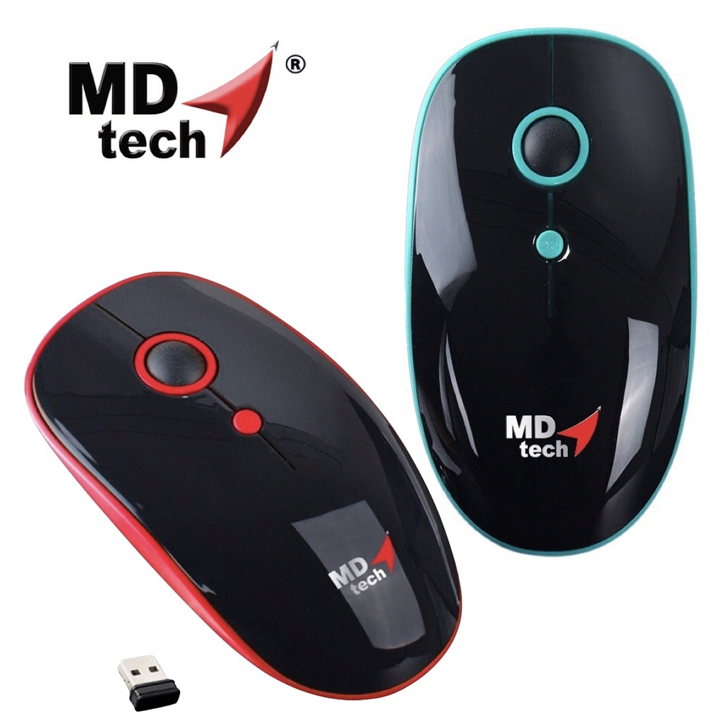 เมาส์ไร้สาย Wirless Optical Mouse MD-TECH RF-170