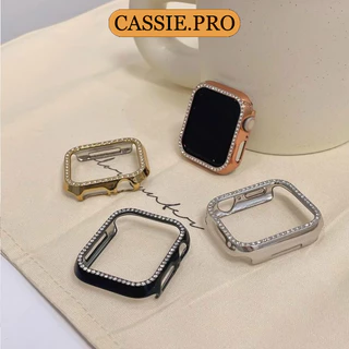 กรอบเคสเพชรสำหรับ iwatch 11 10 9 8 7 6 5 4 3 2 1 8 กรอบนาฬิกาป้องกันพีซี 49mm46mm38mm40mm45mm44mm42mm41mm