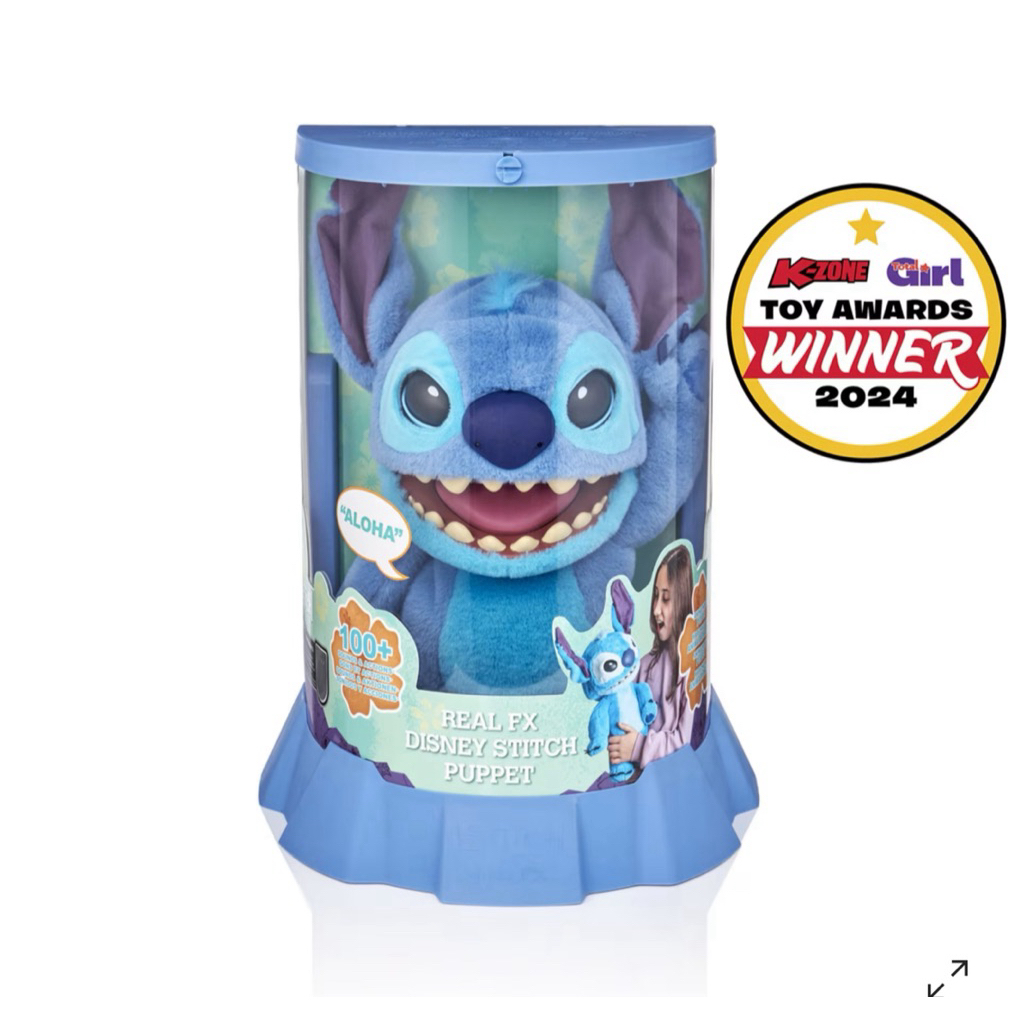 พร้อมส่ง!ของเล่นที่ได้รับรางวัลToy Awards Winner2024 ตุ๊กตาStitch Disney Lilo & Stitch Real FX Puppe