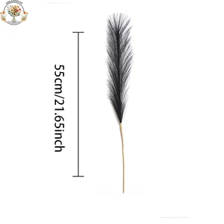 จําลองช่อดอกไม้ Reed Fur Panpas หญ้าห้องนั่งเล่นพืชสีเขียวตกแต่งบ้านการถ่ายภาพงานแต่งงาน(พร้อมส่ง)