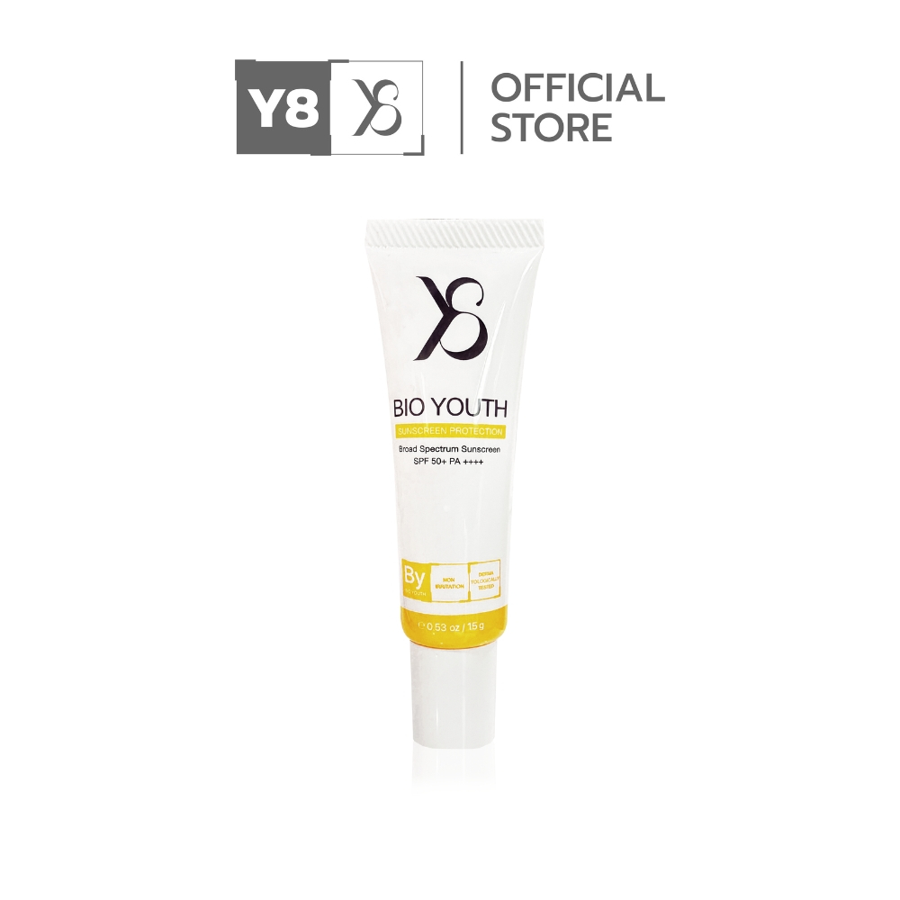 Y8 BIO YOUTH SUNSCREEN PROTECTION SPF 50+ PA++++ (15 g.) ครีมกันแดดสำหรับคนเป็นฝ้ากระ